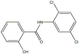 N-(2,5-dichlorophenyl)-2-hydroxybenzamide Struktur