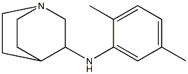 N-(2,5-dimethylphenyl)-1-azabicyclo[2.2.2]octan-3-amine Struktur