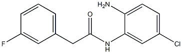 N-(2-amino-5-chlorophenyl)-2-(3-fluorophenyl)acetamide Struktur