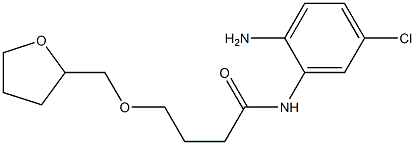 N-(2-amino-5-chlorophenyl)-4-(oxolan-2-ylmethoxy)butanamide Struktur