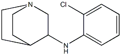 N-(2-chlorophenyl)-1-azabicyclo[2.2.2]octan-3-amine Struktur