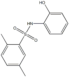 N-(2-hydroxyphenyl)-2,5-dimethylbenzene-1-sulfonamide Struktur