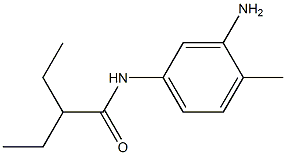 N-(3-amino-4-methylphenyl)-2-ethylbutanamide Struktur