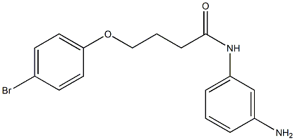 N-(3-aminophenyl)-4-(4-bromophenoxy)butanamide Struktur