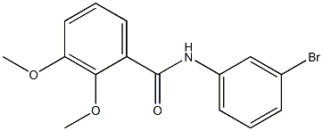 N-(3-bromophenyl)-2,3-dimethoxybenzamide Struktur