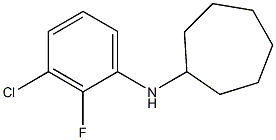 N-(3-chloro-2-fluorophenyl)cycloheptanamine Struktur