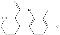 N-(3-chloro-2-methylphenyl)piperidine-2-carboxamide Struktur