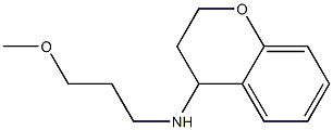 N-(3-methoxypropyl)-3,4-dihydro-2H-1-benzopyran-4-amine Struktur