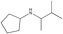 N-(3-methylbutan-2-yl)cyclopentanamine Struktur