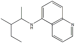 N-(3-methylpentan-2-yl)quinolin-5-amine Struktur