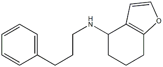 N-(3-phenylpropyl)-4,5,6,7-tetrahydro-1-benzofuran-4-amine Struktur