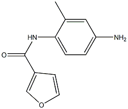 N-(4-amino-2-methylphenyl)-3-furamide Struktur