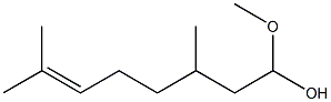 CITRONELLALMETHYLACETAL Struktur