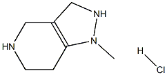 1-METHYL-4,5,6,7-TETRAHYDRO-2H-PYRAZOLO[4,3-C]PYRIDINE HYDROCHLORIDE Struktur