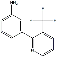 3-[3-(TRIFLUOROMETHYL)PYRIDIN-2-YL]ANILINE Struktur