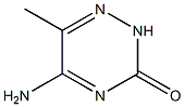 5-amino-6-methyl-2,3-dihydro-1,2,4-triazin-3-one Struktur