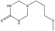 5-(3-methoxypropyl)-1,3,5-triazinane-2-thione Struktur