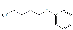 1-(4-aminobutoxy)-2-methylbenzene Struktur