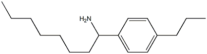 1-(4-propylphenyl)octan-1-amine Struktur