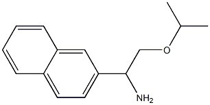 1-(naphthalen-2-yl)-2-(propan-2-yloxy)ethan-1-amine Struktur