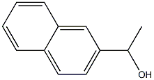 1-(naphthalen-2-yl)ethan-1-ol Struktur