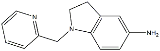 1-(pyridin-2-ylmethyl)-2,3-dihydro-1H-indol-5-amine Struktur