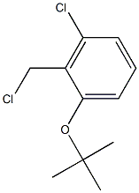 1-(tert-butoxy)-3-chloro-2-(chloromethyl)benzene Struktur