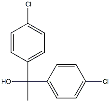 1,1-bis(4-chlorophenyl)ethan-1-ol Struktur