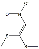 1,1-bis(methylsulfanyl)-2-nitroethene Struktur