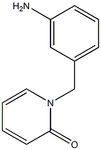 1-[(3-aminophenyl)methyl]-1,2-dihydropyridin-2-one Struktur