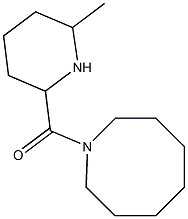 1-[(6-methylpiperidin-2-yl)carbonyl]azocane Struktur