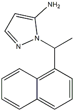 1-[1-(1-naphthyl)ethyl]-1H-pyrazol-5-amine Struktur