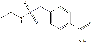 4-[(butan-2-ylsulfamoyl)methyl]benzene-1-carbothioamide Struktur