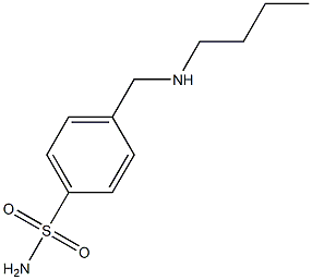 4-[(butylamino)methyl]benzene-1-sulfonamide Struktur