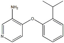 4-[2-(propan-2-yl)phenoxy]pyridin-3-amine Struktur