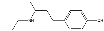 4-[3-(propylamino)butyl]phenol Struktur