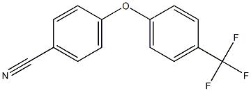 4-[4-(trifluoromethyl)phenoxy]benzonitrile Struktur