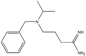 4-[benzyl(isopropyl)amino]butanimidamide Struktur