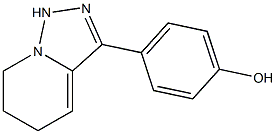 4-{5H,6H,7H,8H-[1,2,4]triazolo[3,4-a]pyridin-3-yl}phenol Struktur