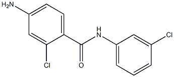 4-amino-2-chloro-N-(3-chlorophenyl)benzamide Struktur