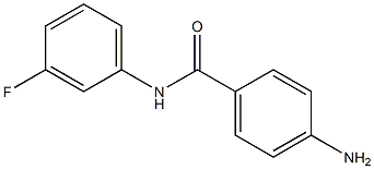 4-amino-N-(3-fluorophenyl)benzamide Struktur