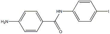 4-amino-N-(4-iodophenyl)benzamide Struktur