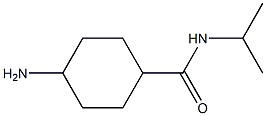 4-amino-N-(propan-2-yl)cyclohexane-1-carboxamide Struktur