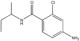 4-amino-N-(sec-butyl)-2-chlorobenzamide Struktur