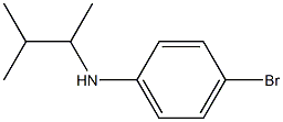 4-bromo-N-(3-methylbutan-2-yl)aniline Struktur