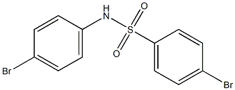 4-bromo-N-(4-bromophenyl)benzene-1-sulfonamide Struktur