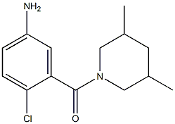 4-chloro-3-[(3,5-dimethylpiperidin-1-yl)carbonyl]aniline Struktur