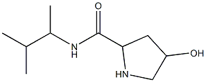 4-hydroxy-N-(3-methylbutan-2-yl)pyrrolidine-2-carboxamide Struktur