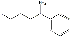 4-methyl-1-phenylpentan-1-amine Struktur