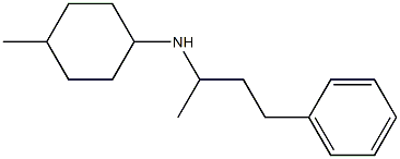 4-methyl-N-(4-phenylbutan-2-yl)cyclohexan-1-amine Struktur